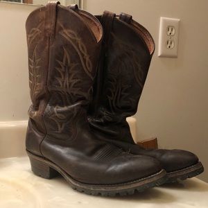 Cowboy work boots
